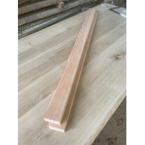Gartenholz, Terassenholz, Lärche, gehobelt, Leiste, Kanten gerundet, unbehandelt, 30x80mm 